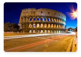 Colosseum, Rome at night